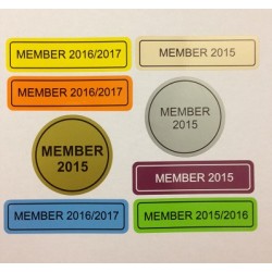 Membership Labels (Packs of 100)